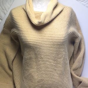 ANTHROPOLOGY Pilcro Luna Pointelle Ivory Knit Sweater